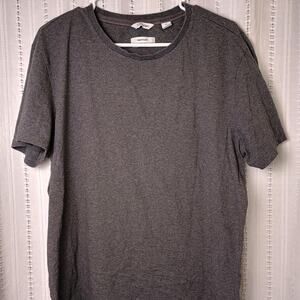 ✨ 3 / $15 DEAL ✨Calvin Klein Liquid Touch Dark Grey T-Shirt - Mens Large - EUC